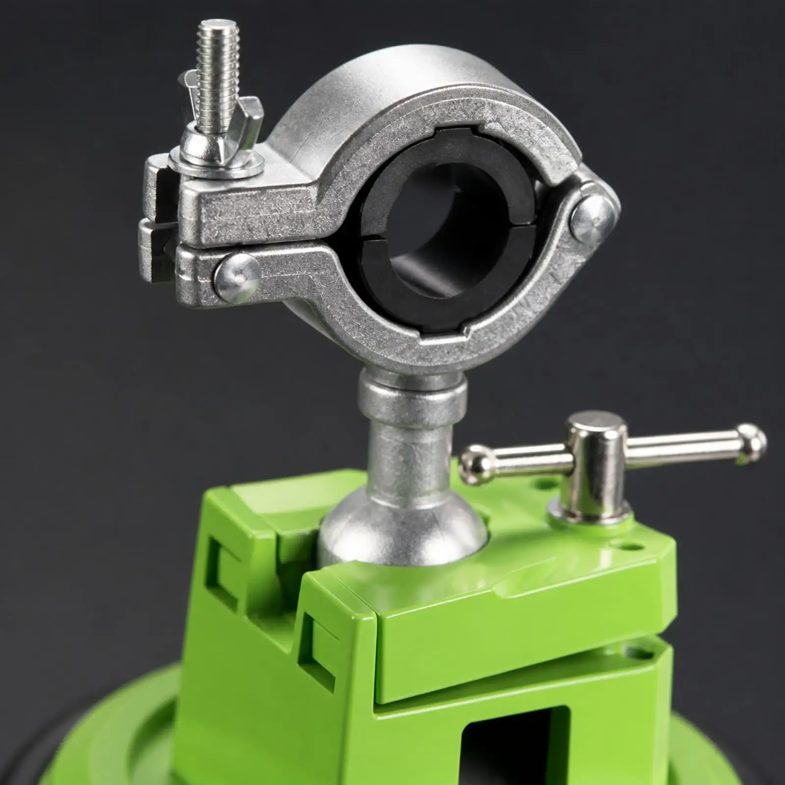 Suction Clamp Vise Aluminum Alloy Bench Vise with 360 Degree Swivel Ball Joint for Jewelry Making and Model Building Work