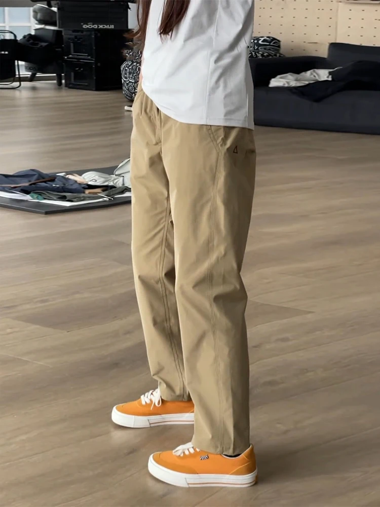 

Khaki Tee-Proof Soft ell Climbing Pants Men's Qui-Dry Paratrooper Workwear Trousers Outdoor Mountain Climbing Pants