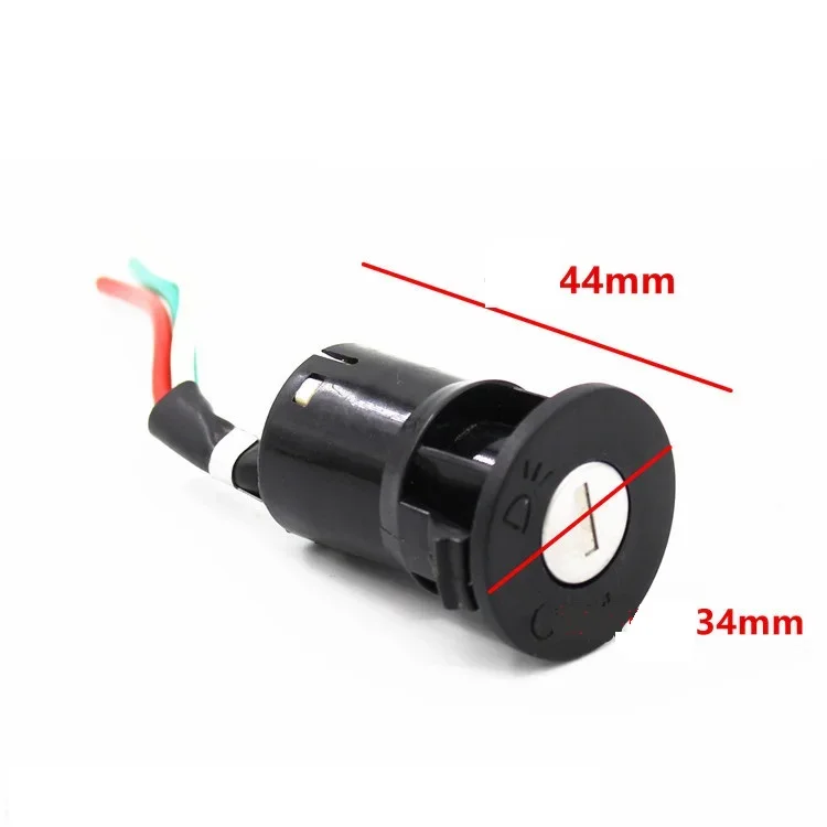 Electric Bikes Ignition Switch Key Power Lock For Electric Scooter S/M/L Portable Key Power Lock E-bike Components Accessories