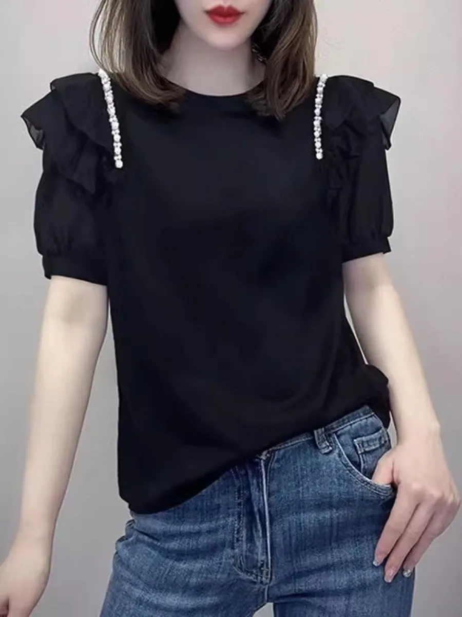 camiseta-feminina-de-algodao-manga-curta-gola-redonda-com-protecao-solar-e-luvas-estilo-novo-de-verao-moderno-com-micangas