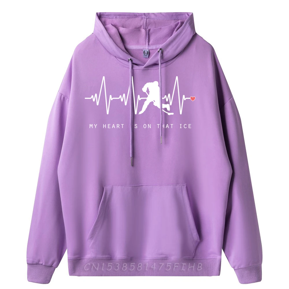 Hockey Mom Heartbeat T-speler Silhouet Plus Size Herenkleding Luxe kleding Heren