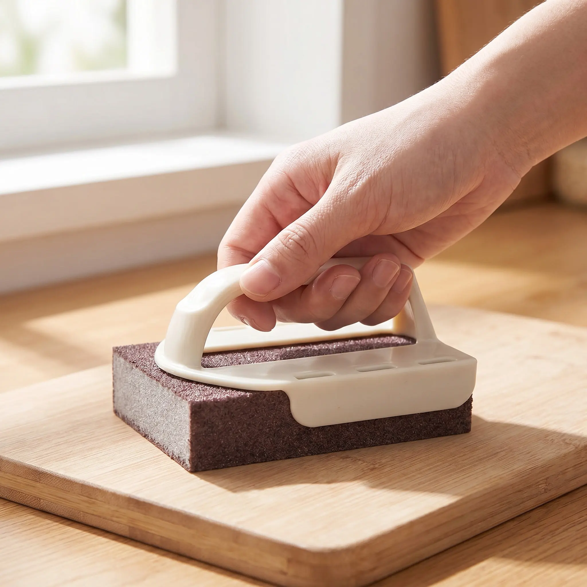 5Pcs Handheld Emery Sponge Cleaning Tool Kitchen Descaling Wiping Pad Scrubbing Block Rust Removal Cleaning Sponge