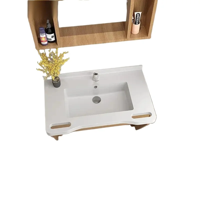 

Индивидуальная раковина для кормления, безбарьерная раковина, акриловый подлокотник из искусственного камня, встроенный умывальник