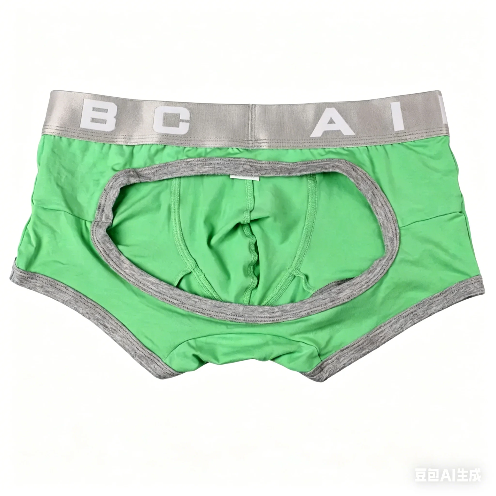 Men's Bulge Boxy Underwear Cotton Backless Boxer Briefs Sexy Hollow Out Breathable U-Pouch Underwear Gay Low Rise Comfort Trunks