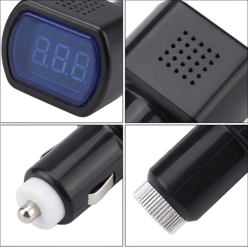 LED Display Voltmeter For Car LED Display Meter Vehicle Voltmeter DC 8V-30V 1.2 1.2 Accuracy For Car Dashboard