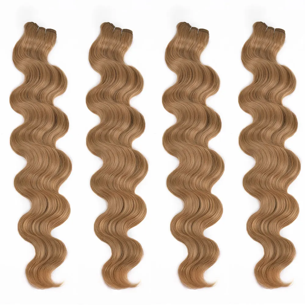 

Синтетические пучки объемных волос, мягкие красочные наращивание волос с естественной волной 1B 613, свободные глубокие волны, 22 дюйма для женщин