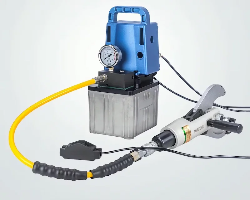 مضخة هيدروليكية كهربائية عالية الضغط 220 فولت MCN-603E مع صمام يدوي مزدوج المفعول جديد #2