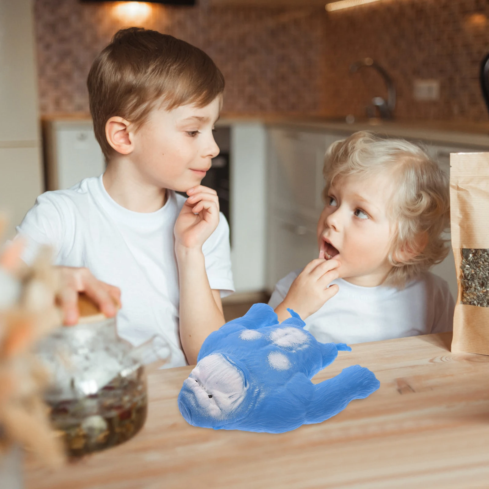 Stress Relief Gorilla Squeeze Fidget Voor Kinderen Volwassenen Zachte Tpr Mini Dierenfiguur Decompressie Zintuiglijke Feestartikelen