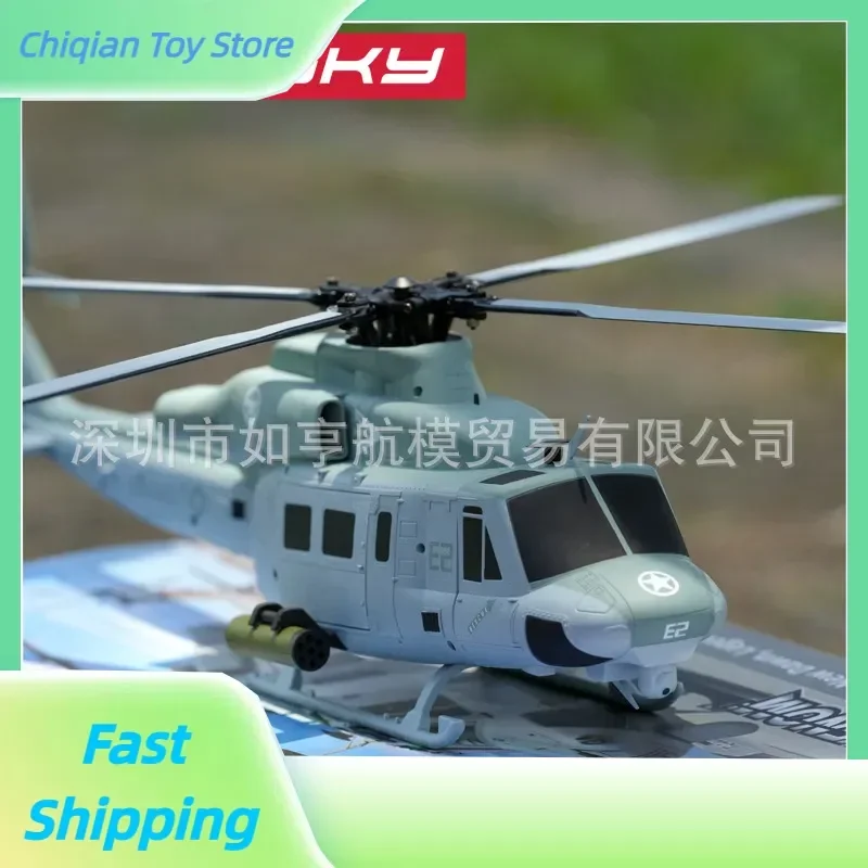 Goosky E2 modelo avión 3d acrobacias Huey helicóptero de control remoto Uh-Iy Venom helicóptero regalo de cumpleaños para niño