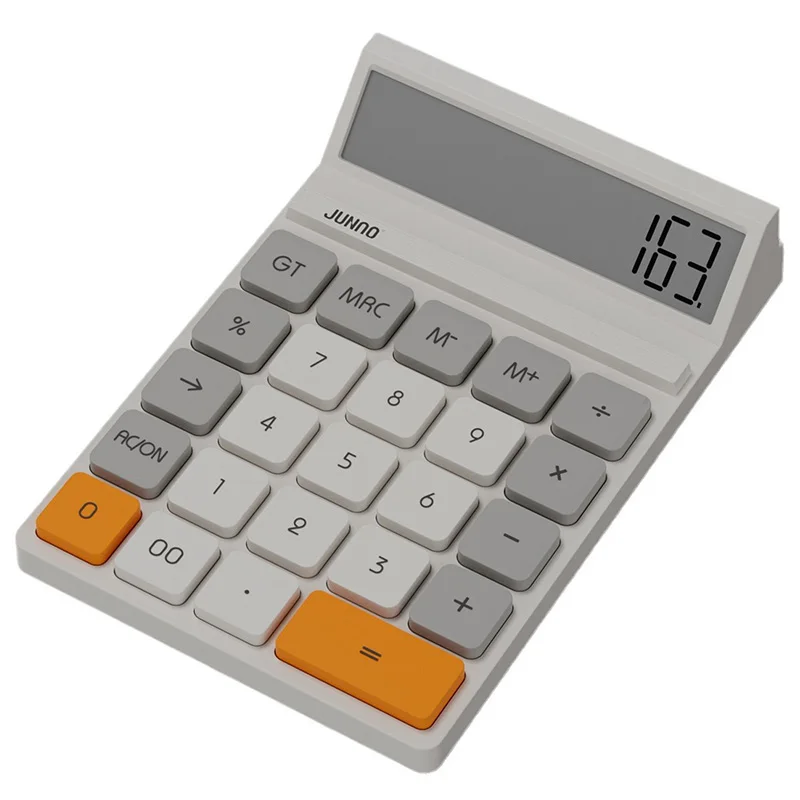 Luxmoc 12-Bit Mini Retro Calculator Flexible Key Phone Holder Business Office Desktop Financial Accounting Portable Calculator