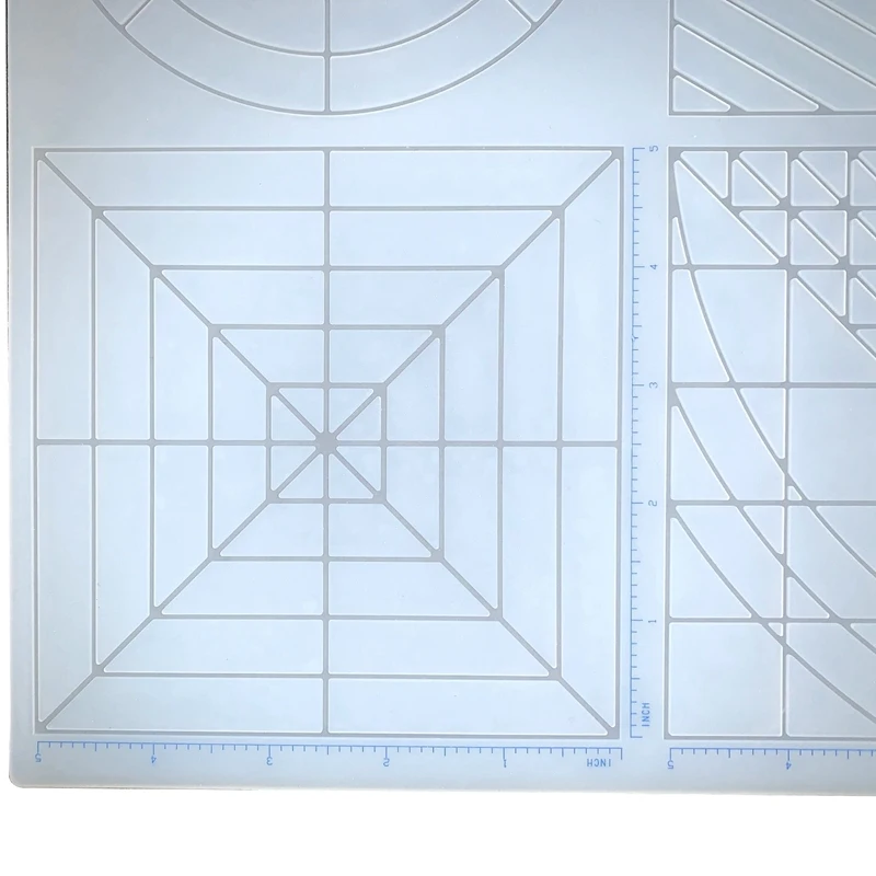 Modello di penna per stampa 3D multiuso Tappetino in silicone morbido Modelli di disegno 3D Copia lavagna con bancarelle per dita