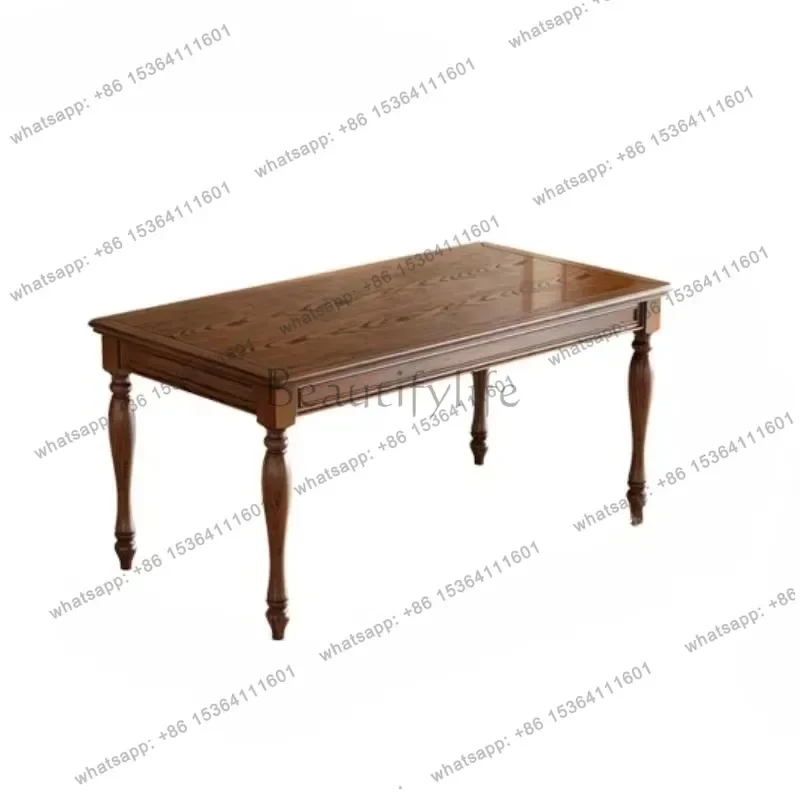 YJ Oilproof Luxury Kitchen Dining Table Unique Wooden Living Room Tables Restaurant Modern Nordic Tavolo Da Pranzo Furniture Hom