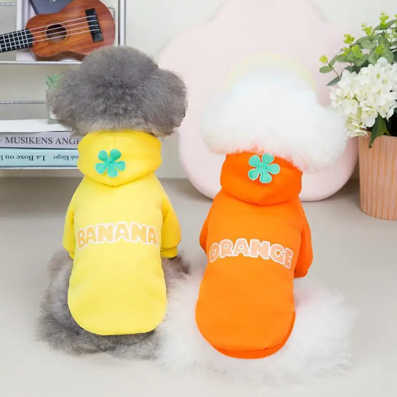 Autumn and Winter Pet Sweatshirt Puppy Clothes Teddy Pomeranian Small and Medium Dog Puppy Cat Anti-shedding Sweatshirt