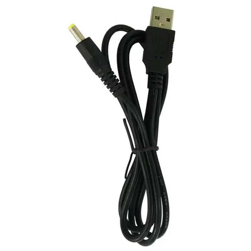 Cable de alimentación USB macho a DC4.0, Cable de carga de CC de 4,0mm x 1,7mm, 80CM