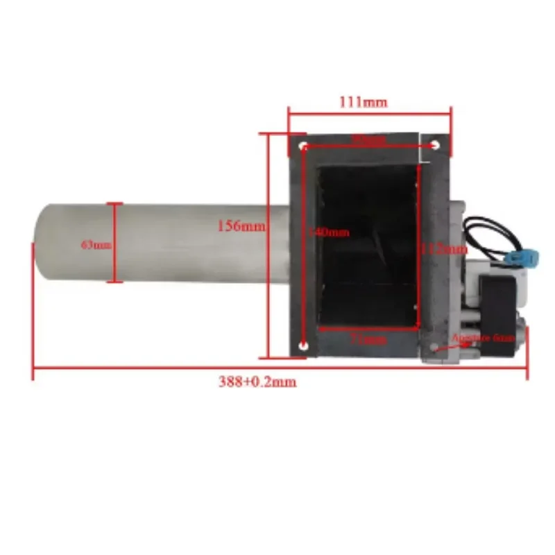 Bios mass wood pellet auger conversion kit with pellet stove auger motor 2 rpm with motor 220v 25w