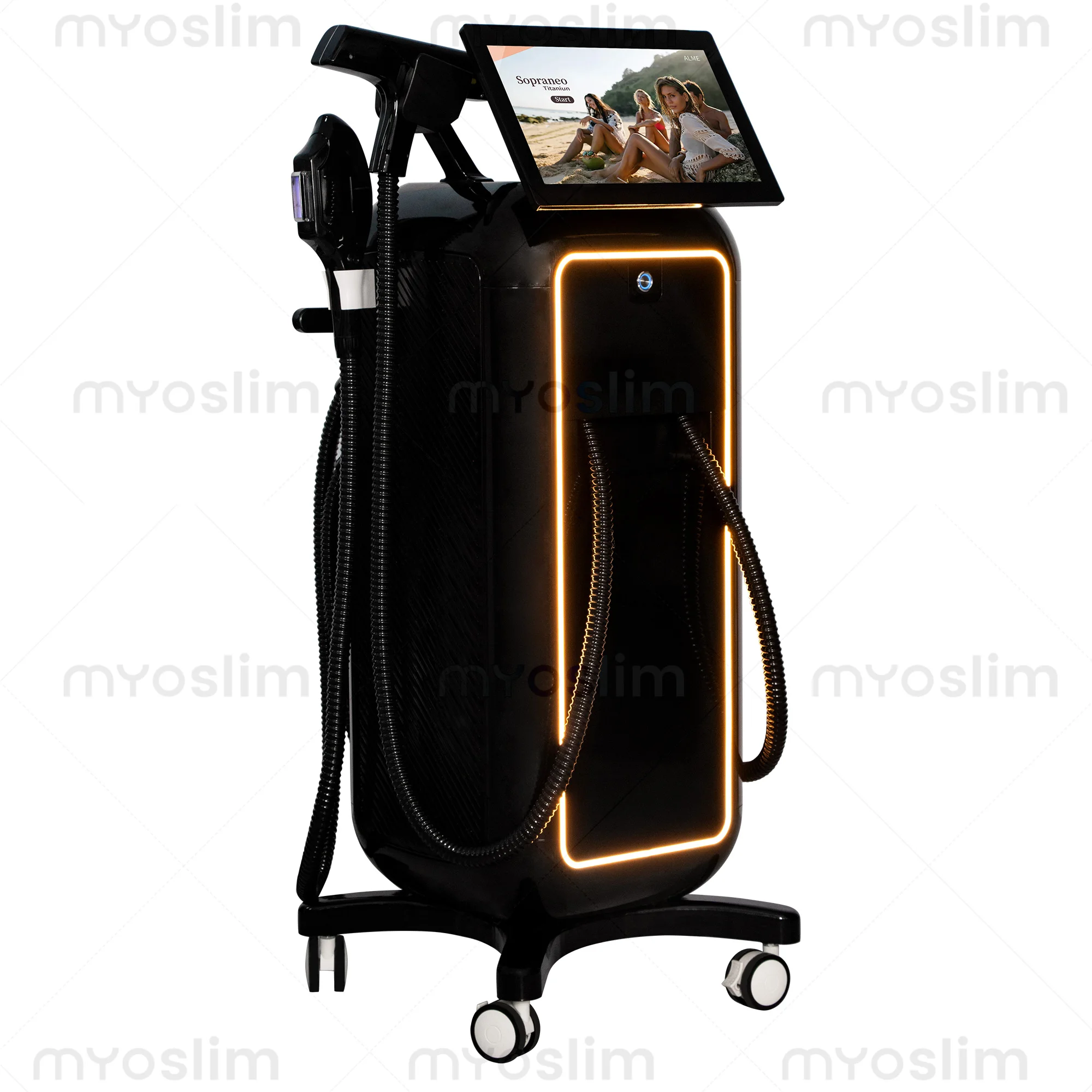 4-Wavelength High-Power Ice Crystal Hair Removal System 5000W Titanium Diode Laser Machine Painless 4in1 for Salon Use CE
