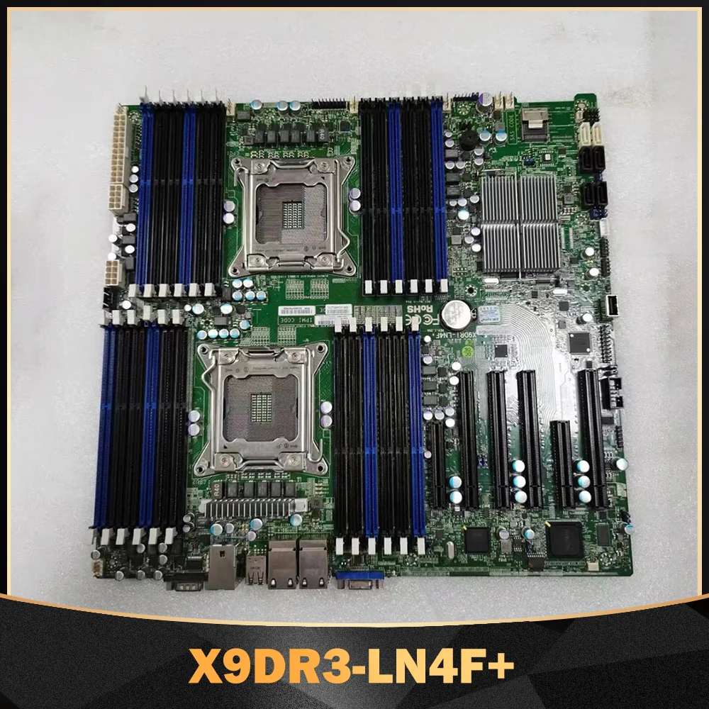 Motherboard LGA2011 DDR3 ECC E5-2600 V1/ V2 Family For Supermicro X9DR3-LN4F+