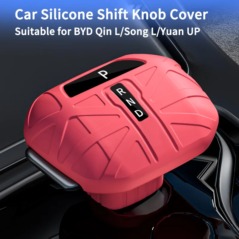 

Car Gear Knob Cover for BYD Qin L/Song L/Yuan UP - Heat Resistant Silicone Shifter Grip, Scratch Resistant Interior Parts
