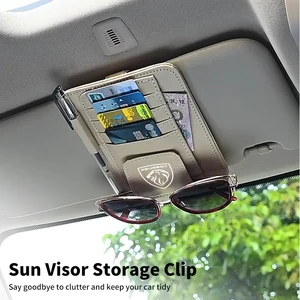 Card Card for Glasses by Car, Sunglasses Holder, Clip Visor, Peugeot 407, 508, 2008, 5008, 307, 308, 3008, 206, 207, 208, 107, 205 12 Main Sales Botao Glasses Peugeot 308 - №7