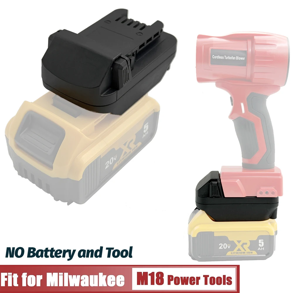 

Адаптер-преобразователь для аккумуляторов DeWalt 18V Li-ion в инструменты Milwaukee 18V (беспроводные)