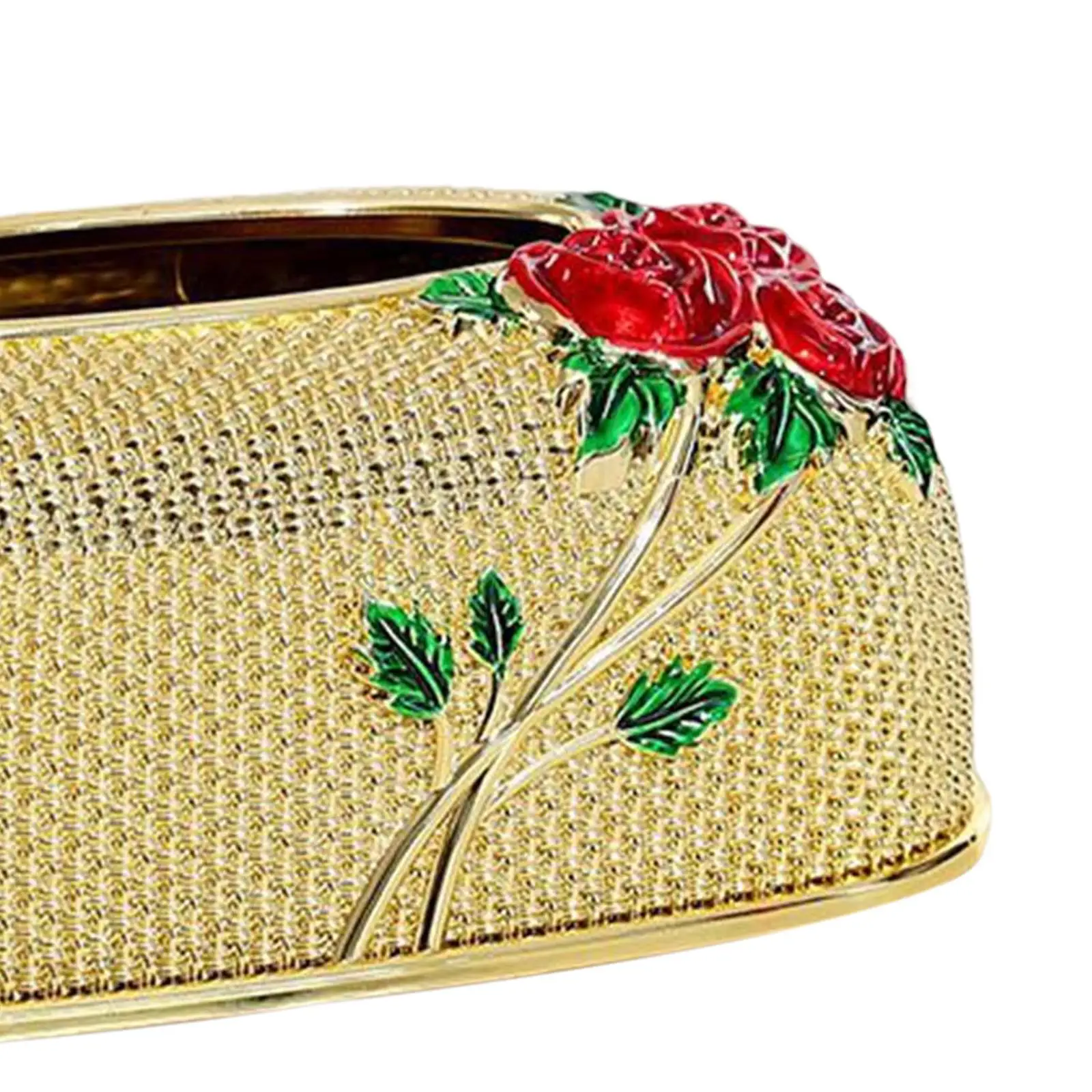 Rose Embossing Tissue Box for Bathrooms, Restaurant, Office, Household,