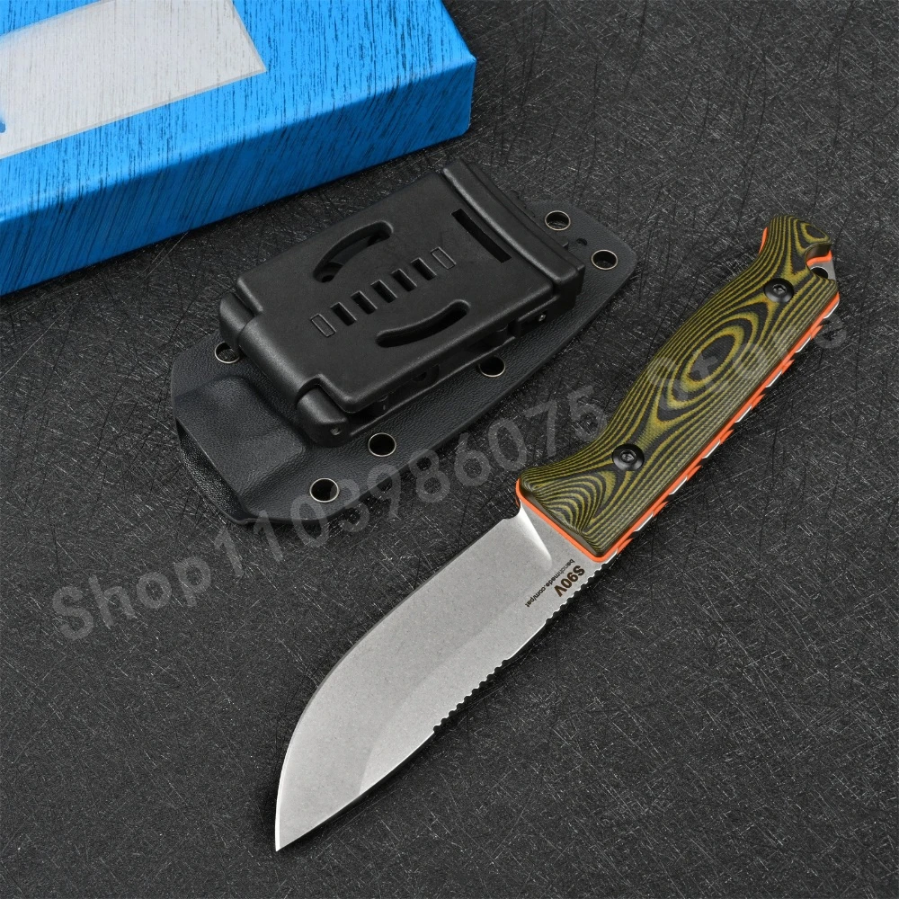 

Нож с фиксированным клинком BM 15002, клинок из стали 8Cr13Mov, рукоять G10, для активного отдыха, походов, EDC, мужской походный нож, подарок для мужчин