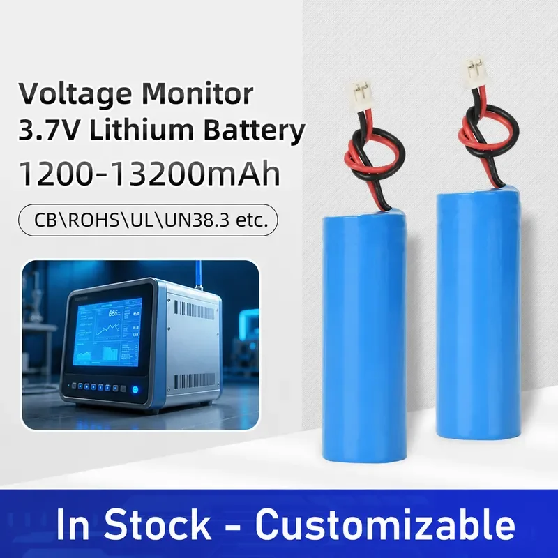 for POEAE 3.5Ah 18650 Lithium Battery 3.7V with Protection Plate for ECG Monitor and Spotlight Rechargeable Li-ion Cell