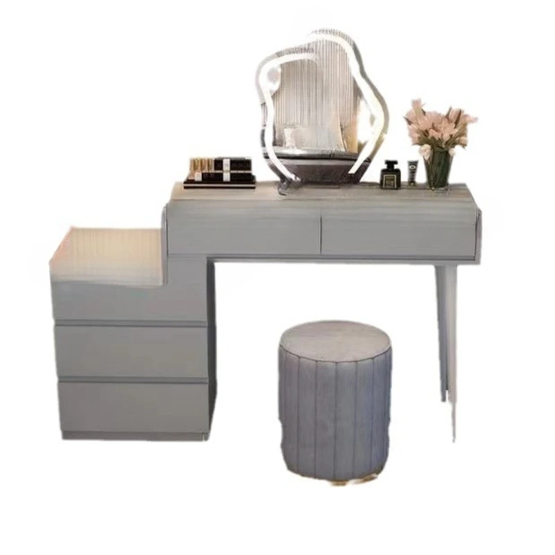 

Bedroom dresser, home Nordic makeup mirror, storage cabinet