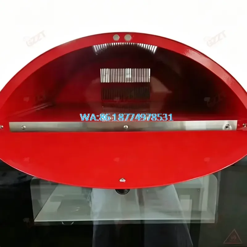 Wmwmnu for Dual Timers 4 Pieces Independent Heating Pipe Germany Double Deck Baking Oven Stainless Steel Countertop Pizzerias