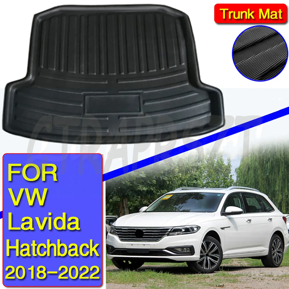 

For Volkswagen VW Lavida Hatch 2018-22 Car Trunk Mat Carpet Luggage Protection Cover Rear Trunk Cargo Liner Interior Accessories