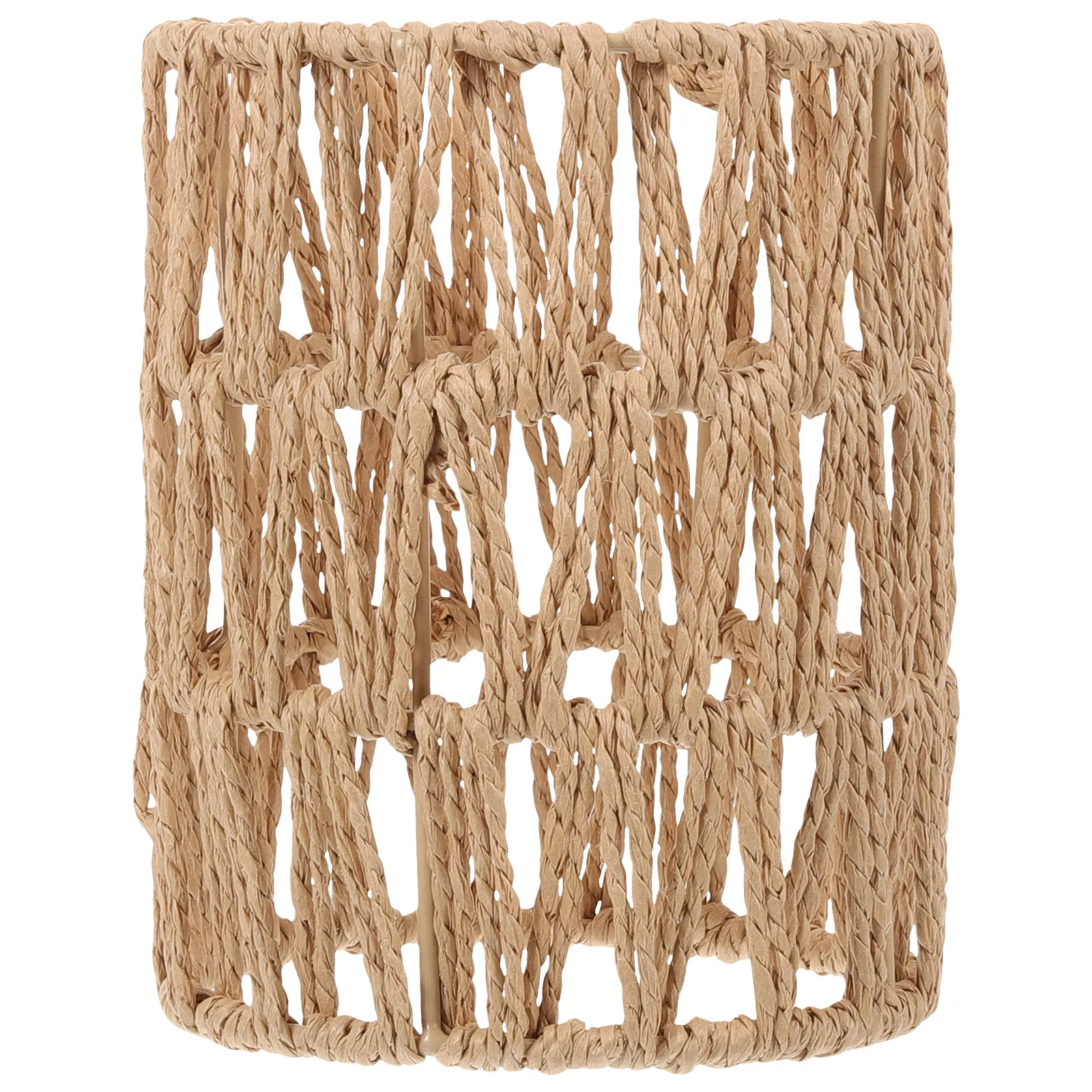 

Handmade Paper Lampshade Shades Replacements Cover Ceiling Cylinder Woven Light