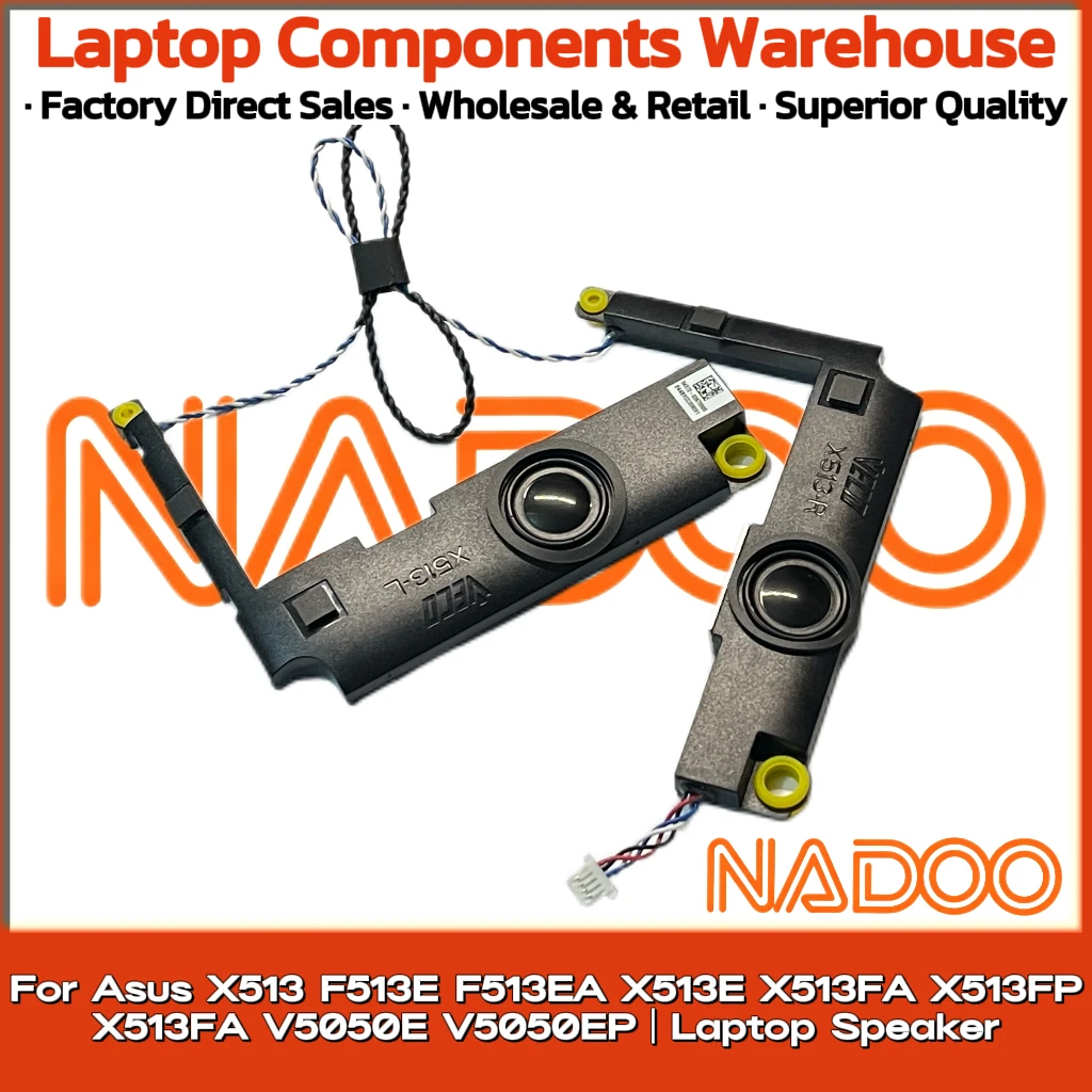 新しいオリジナルノートパソコンスピーカー（ホーンオーディオ）-asus-x513-f513e-f513ea-x513e-x513fa-x513fp-x513fa-v5050e-v5050ep用