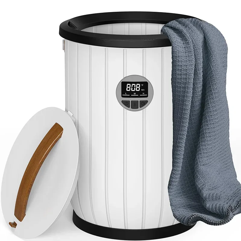 New 20L towel heating bucket for home use, with three levels of temperature regulation and four levels of timing, equipped with