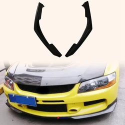 For Mitsubishi Lancer EVO 8 JP Style Carbon Fiber Front Lip Bumper Splitter