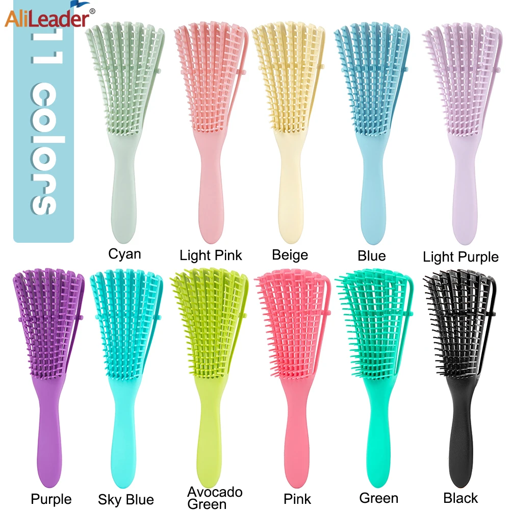 Detangling Hair Brush Octopus Brush Pink Purple Massage Curly Hair Brush Wet Hair Comb Detangling Brush Kinky Wavy Thick Hair