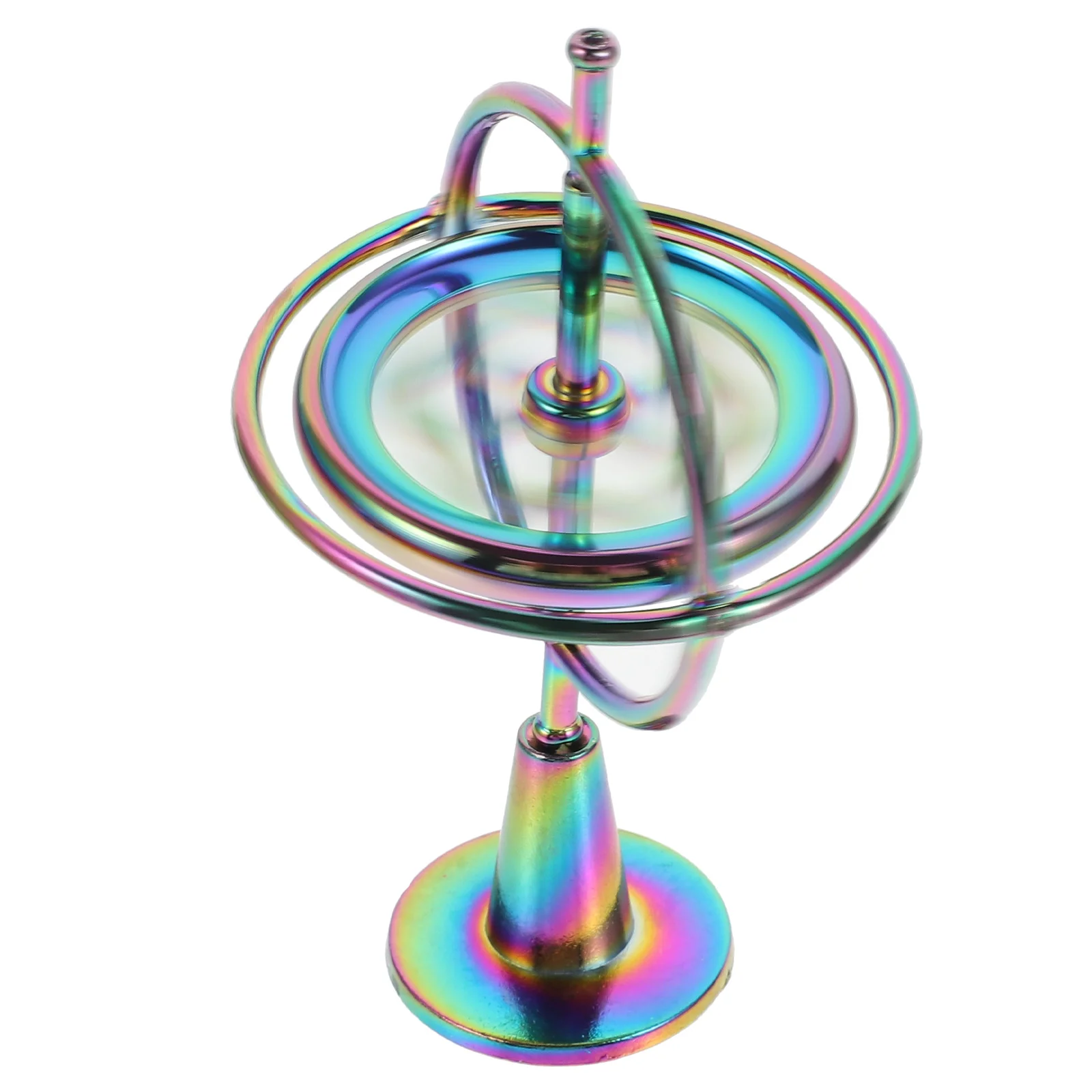 Gyroscope Alloy Science Education Toy Children Fingertip Kids Plaything Spinning Top