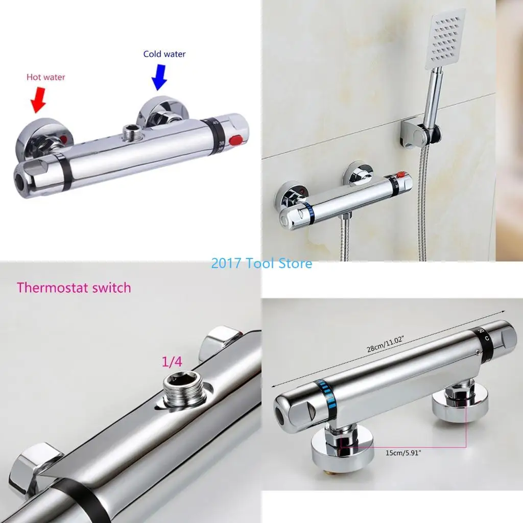 

K92A Thermostatic Shower Faucet Mixing for Valve Wall Mounted Control Valves for Home Bathroom Bathtub Shower Faucet Cold /Ho