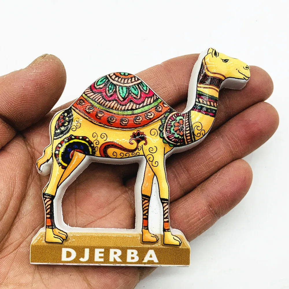 أفريقيا تونس Djerba ثلاثية الأبعاد مغناطيس الثلاجة السياحة تذكارية مغناطيس الثلاجة ملصق جمع الحرف اليدوية