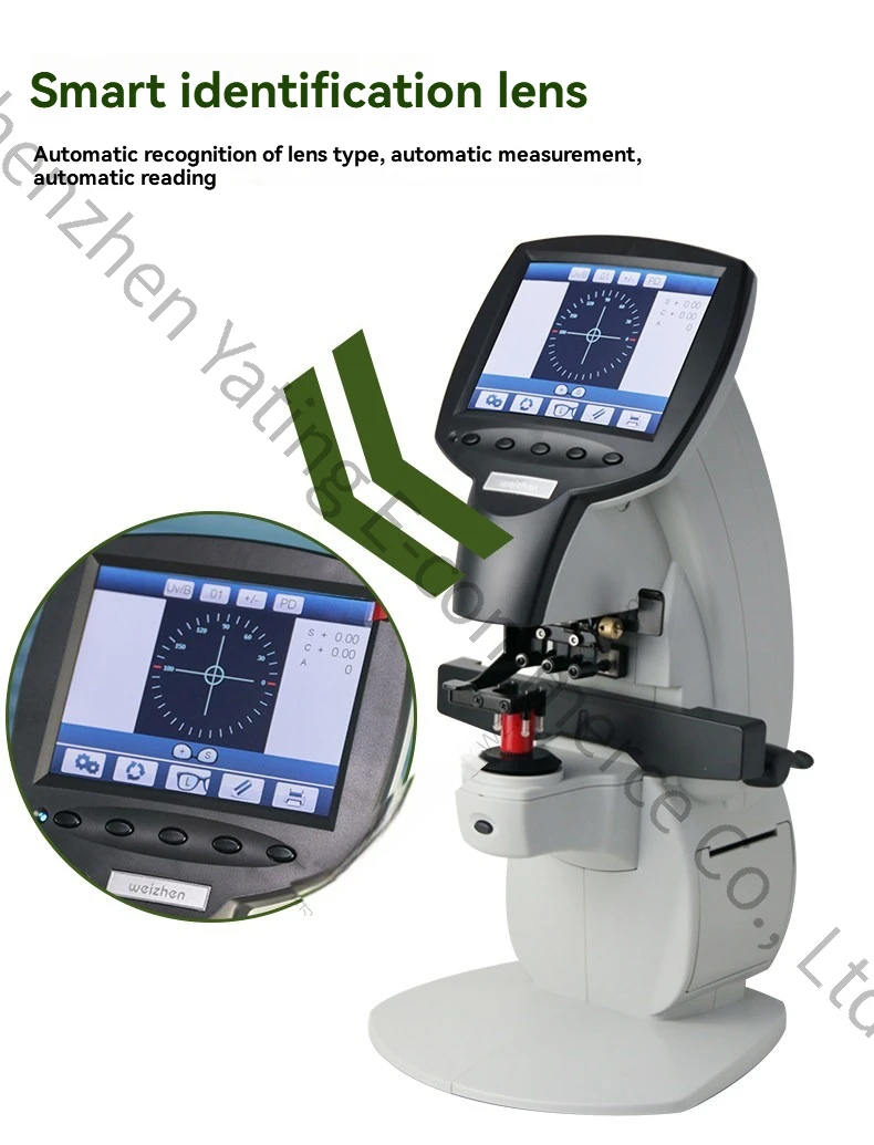 New Automatic Computer Refractometer, UV Blue Light Refractometer, Optometry Glasses Store, Lens Processing Equipment