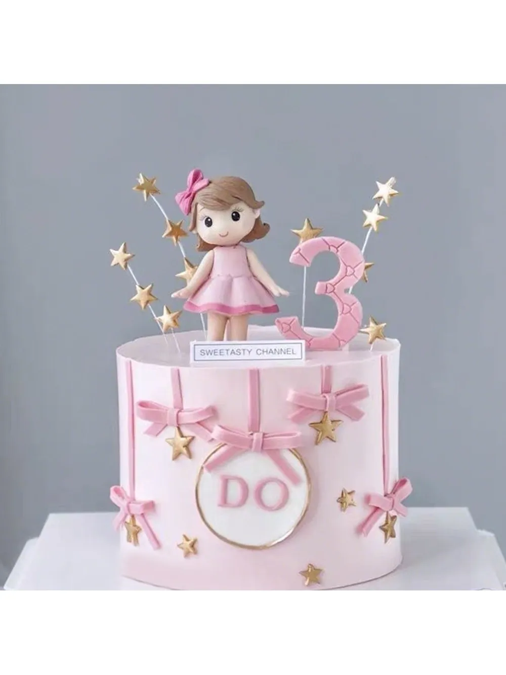 Décoration de gâteau de fête d'anniversaire pour fille, Figurines miniatures mignonnes pour fille, fournitures de fête d'anniversaire, ornement de décoration de gâteau féerique