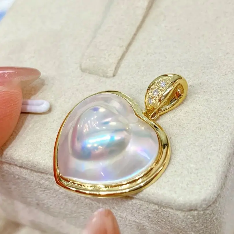 XX2024 Fine Jewelry 18K Gold Natural Ocean Sea Japan Pearl 15-16mm Pendants Necklaces for Women FIne Pearls Pendants