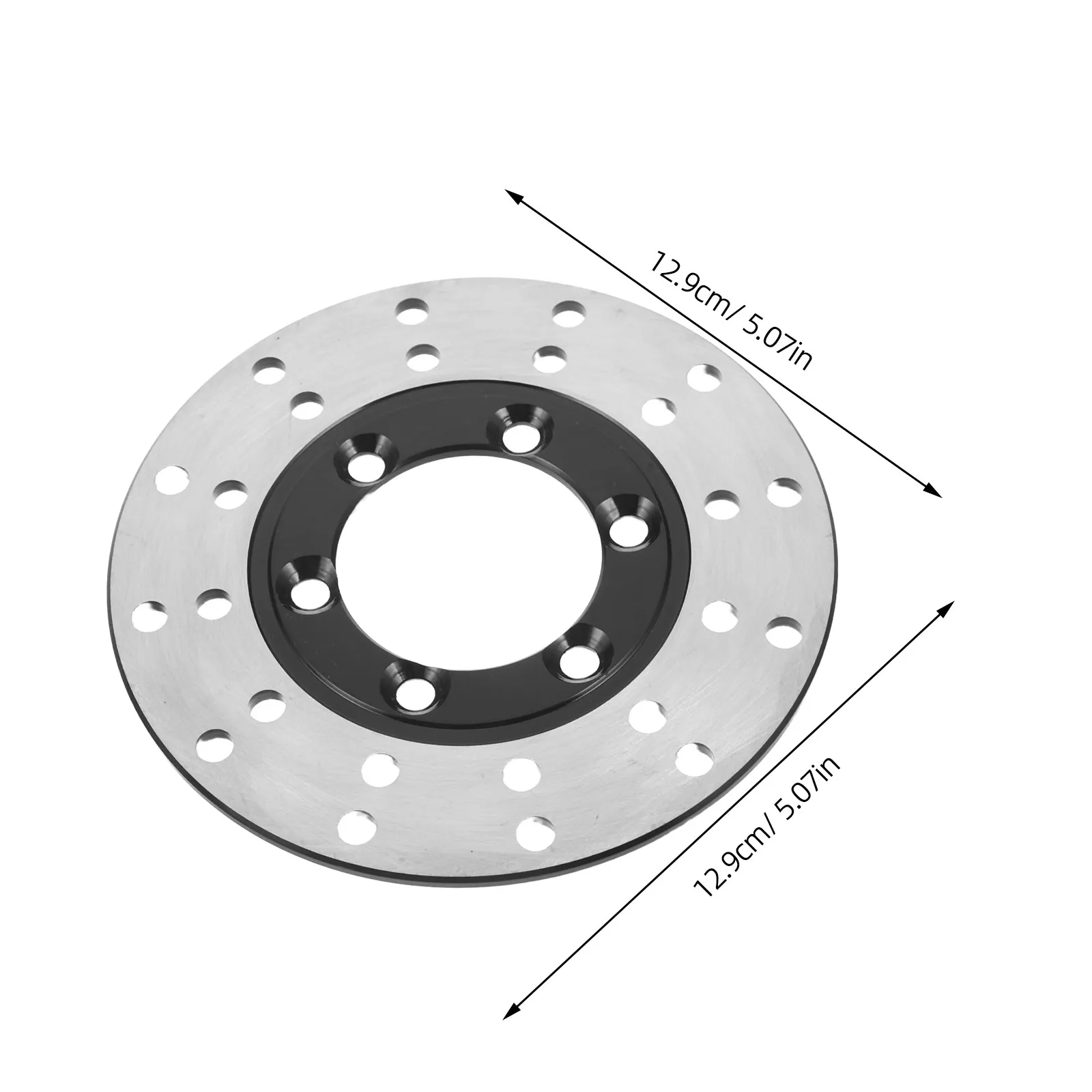 129Mm Atv Front Brake Disc Rotor for Dirt Bikes Quads Go Kart 50Cc-250Cc Large Contact Surface Easy Installation Disc Brake