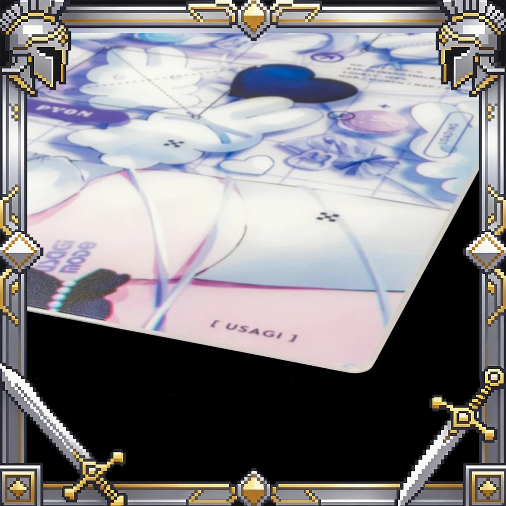 AMICIS x Pulsar Superglide V3 Animarium NEKO Tempered Glass Mouse Pad 490x420mm Gaming Desk Mat for FPS Esports Gamer Accessory
