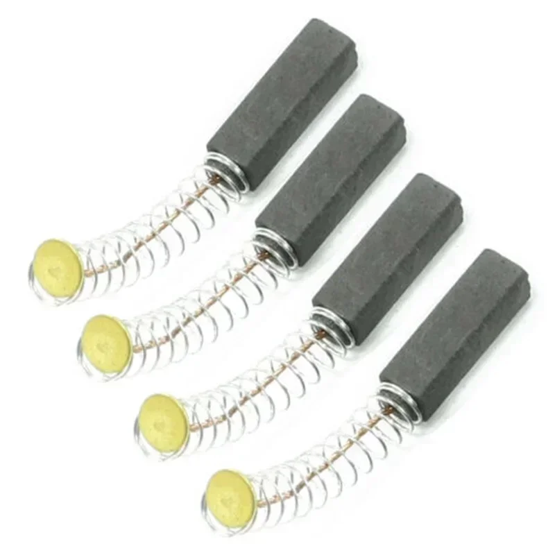 10PCS Carbon Brush General Carbon Brush Drill Thick Copper Wire Engine Coal Brush Motor Power Tool 6x6x20mm Tool Accessories
