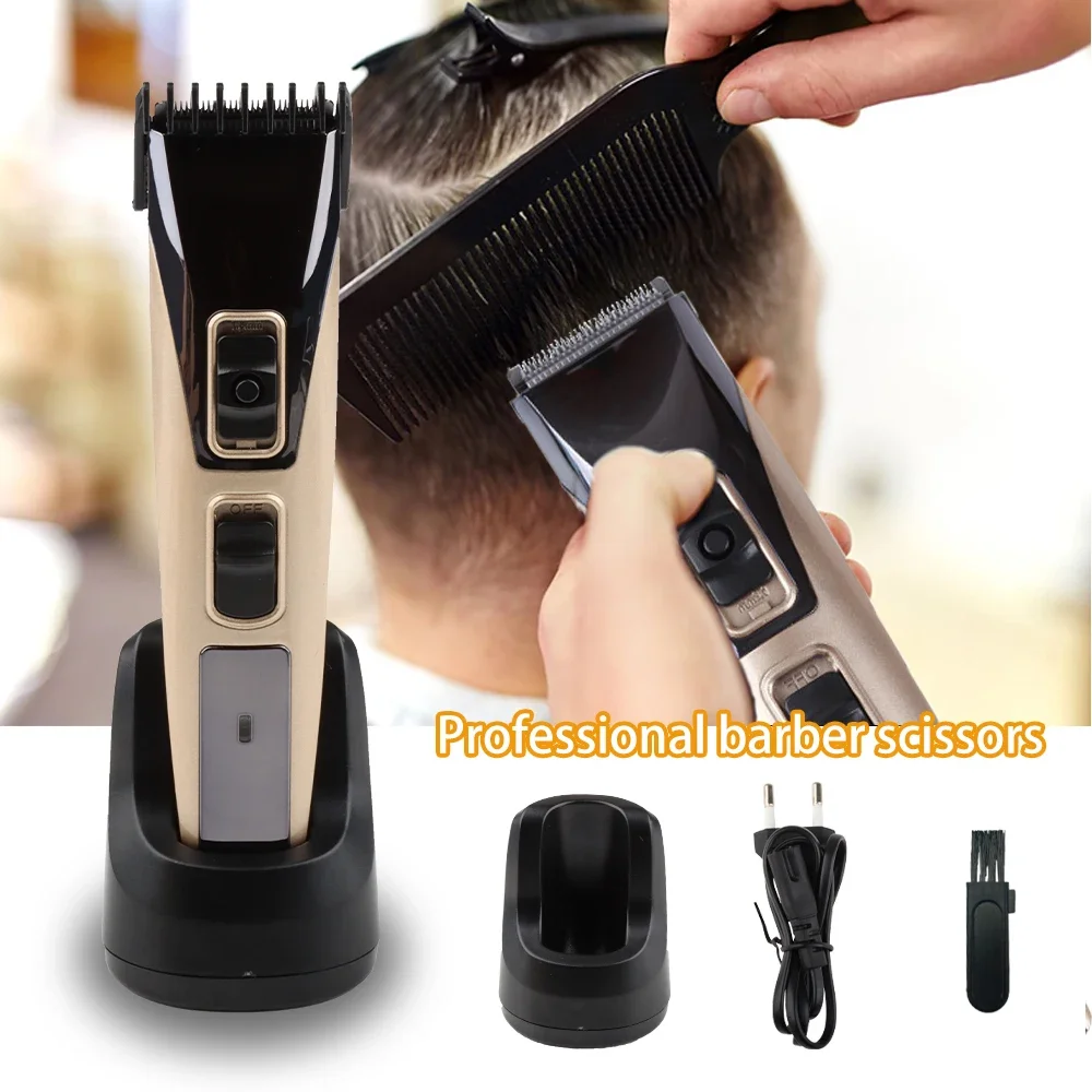 Electric hair clipper with base for easy charging and fast charging Shaver Beard Machine chargeable For Men Cut barber cutting