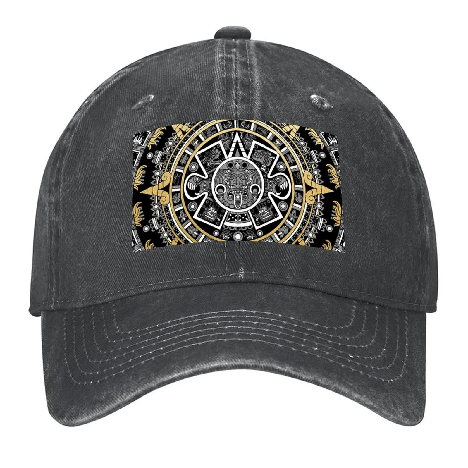 

aztec calendar 5 Baseball Cap party Hat Sun Hat For Children Hip Hop Streetwear Women's Beach Visor Men's