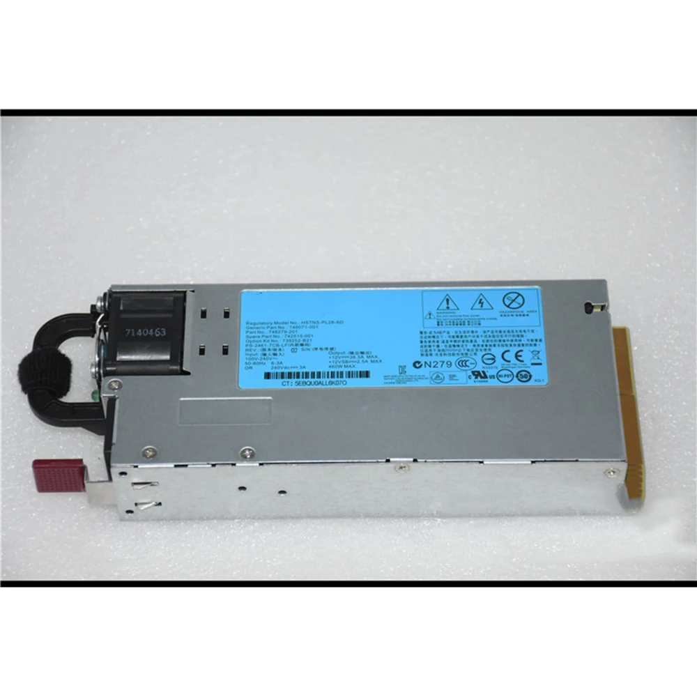For HP 742515-001 460W Common Slot Platinum Power Supply 739252-B21 746071-001