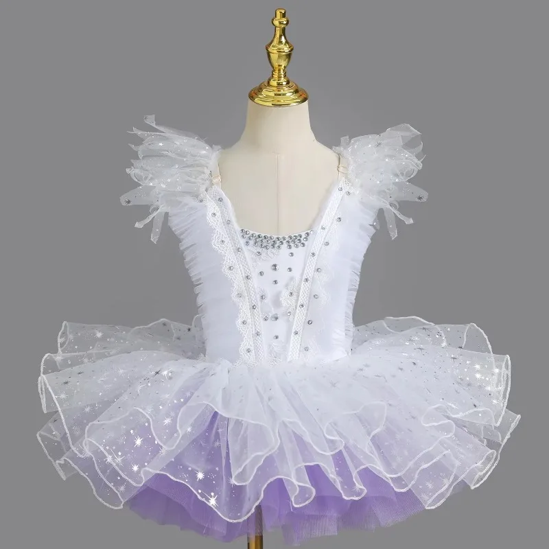 

Girl's Ballet Costume Stage Clothing Dance Performance Tutu Dress Children's Ballerina Dresses Summer Ballet Outfit Fashion