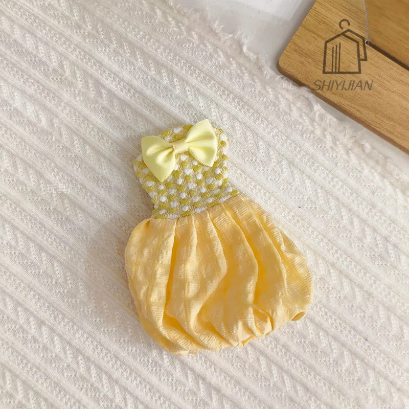 30 سنتيمتر/11 بوصة عارضة أزياء ملابس دمى اكسسوارات الحلو القوس فقاعة اللباس + Beret مجموعة DIY بها بنفسك فستان ملابس الأميرة ل PP FR Xinyi
