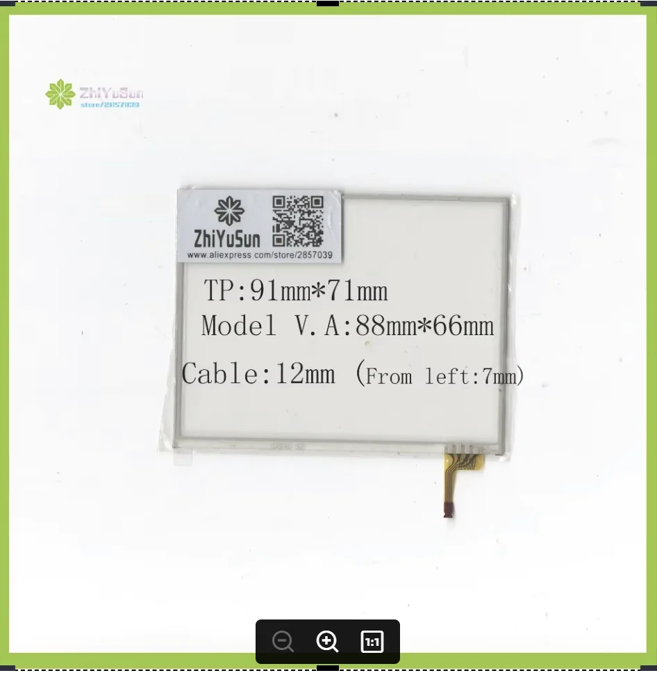 3DSXL 3inch 4 lins Touch Screen glass 91mm*71mm touchsensor 91*71 touchglass digitizer GLASS Good quality assur